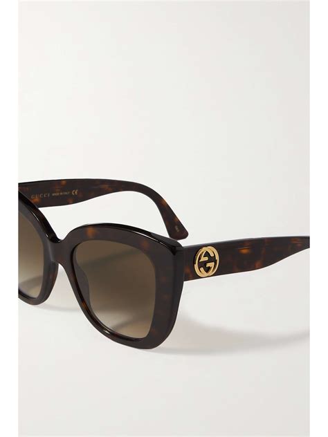 gucci slight cat eye sunglasses|luxury designer sunglasses cat eye.